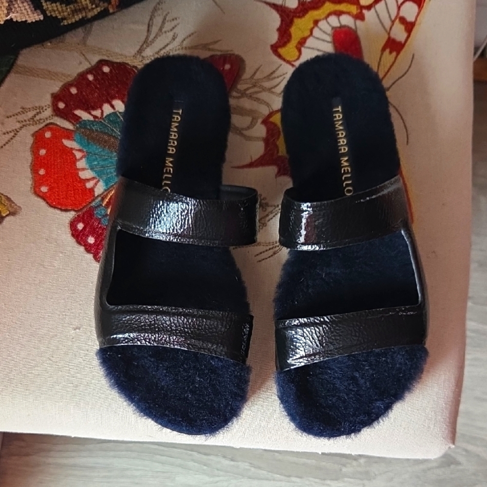 Tamara Mellon Black Women's Sandals
